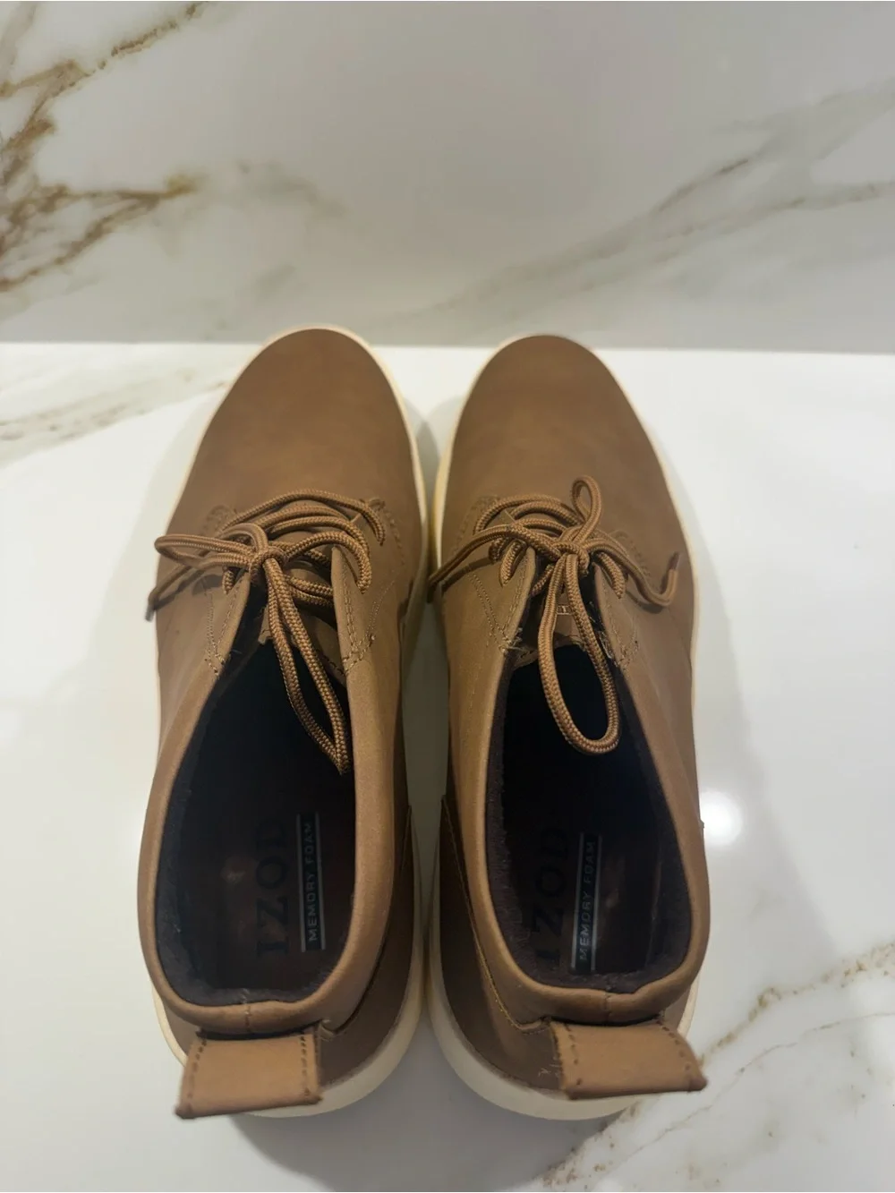 Izod Men's Brown Chukka Boots with Cream Sole (Size Men's 11) *Never Worn*